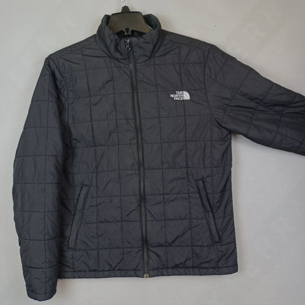 The North Face Harway Quilted Jacket Full Zip Men's Med Black Insulated Full Zip
